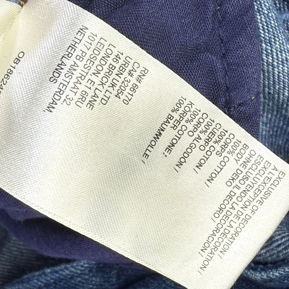 Pilcro Anthropologie Barrel Leg Jeans 27 Medium Wash Blue High Rise Relaxed Seam